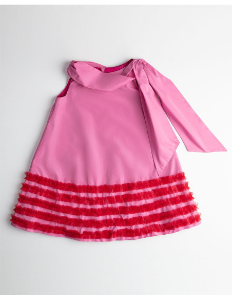 Vestido  - Ponge Fucsia