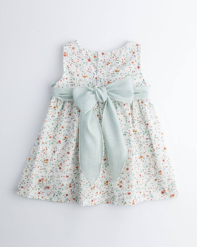 Vestido Smock Gael - Liberty Blanco
