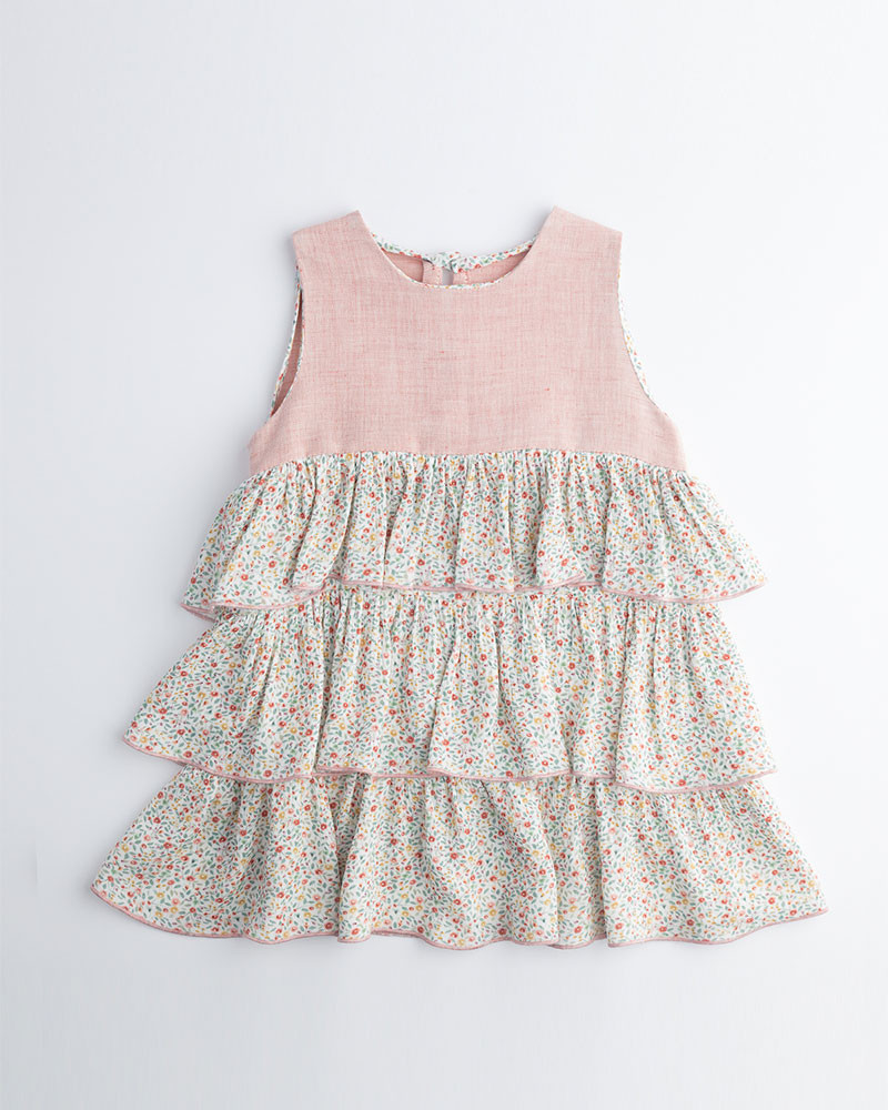 Vestido Cruz - Liberty Hojas