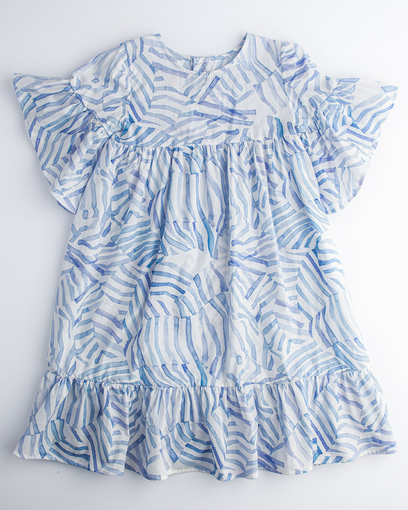 Vestido Rodas - Olas Acuarela