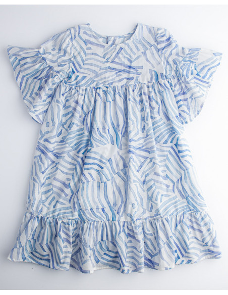 Vestido Rodas - Olas Acuarela