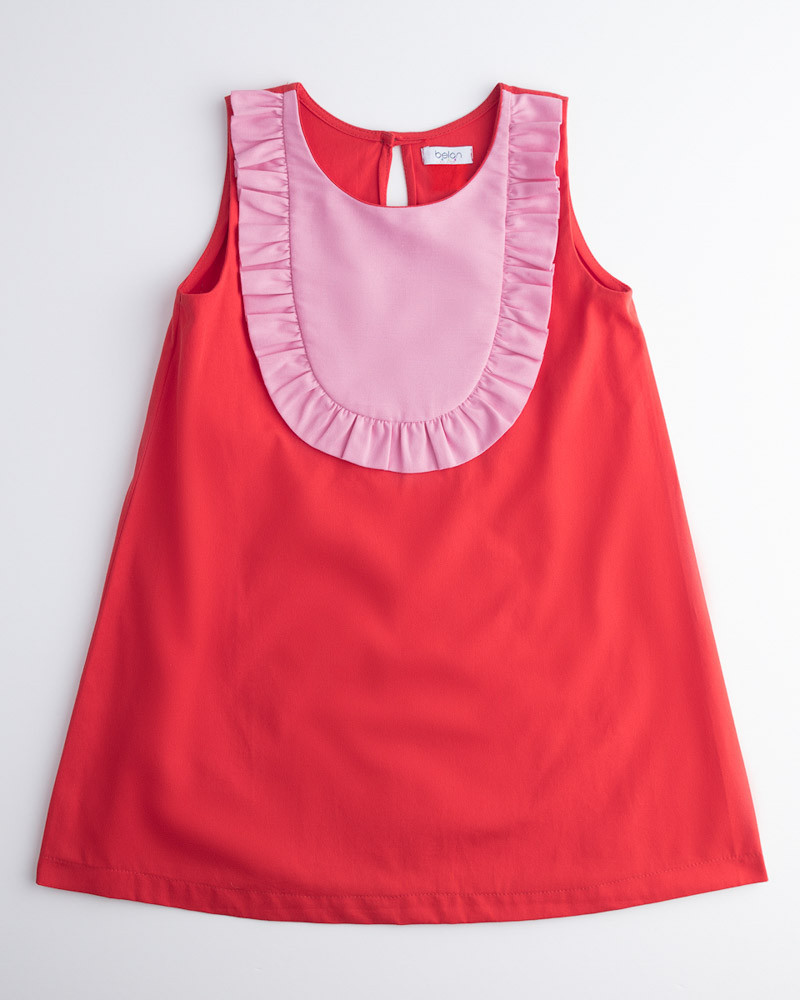 Vestido Pauline - Loneta Rosa