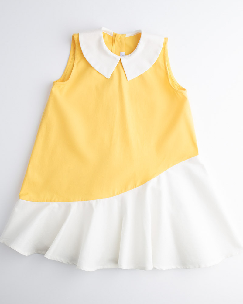 Vestidos bebé Niña Roy - Loneta Amarillo