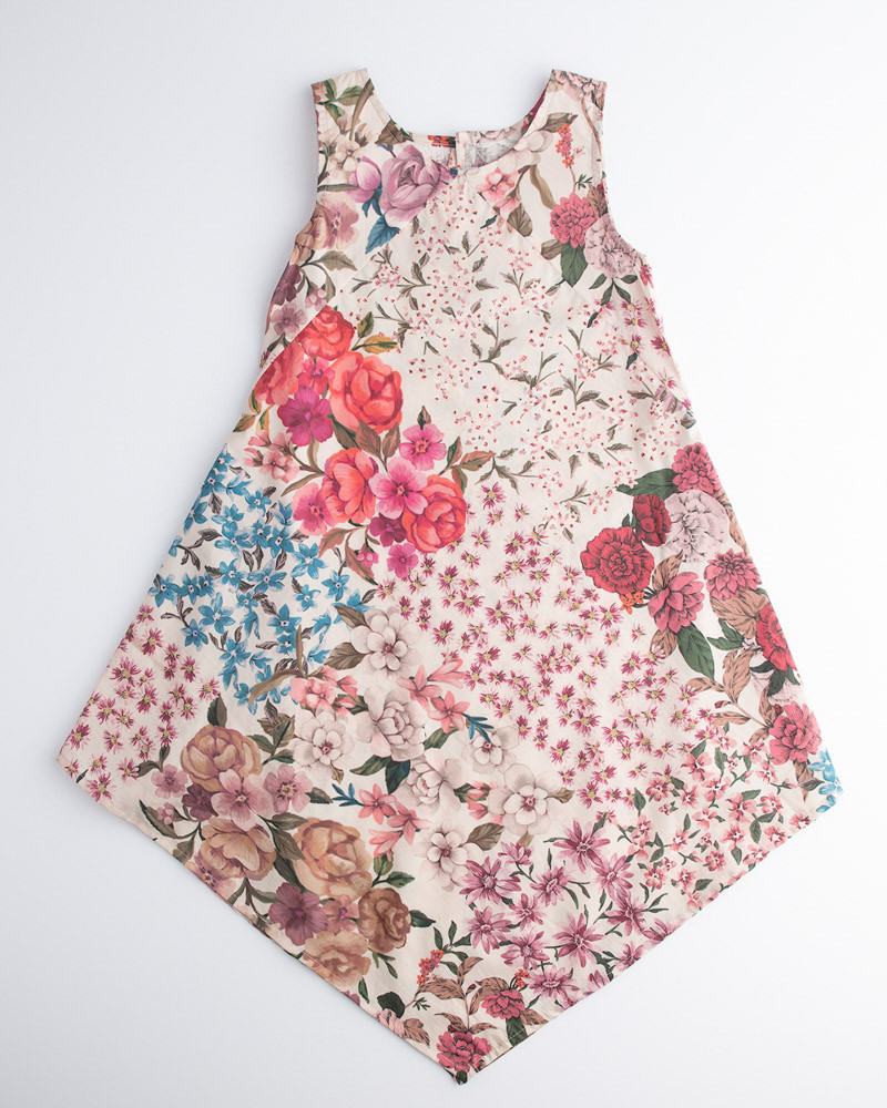 Vestido Aleheli - Patchwork Print
