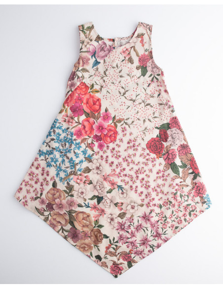 Vestido Aleheli - Patchwork Print