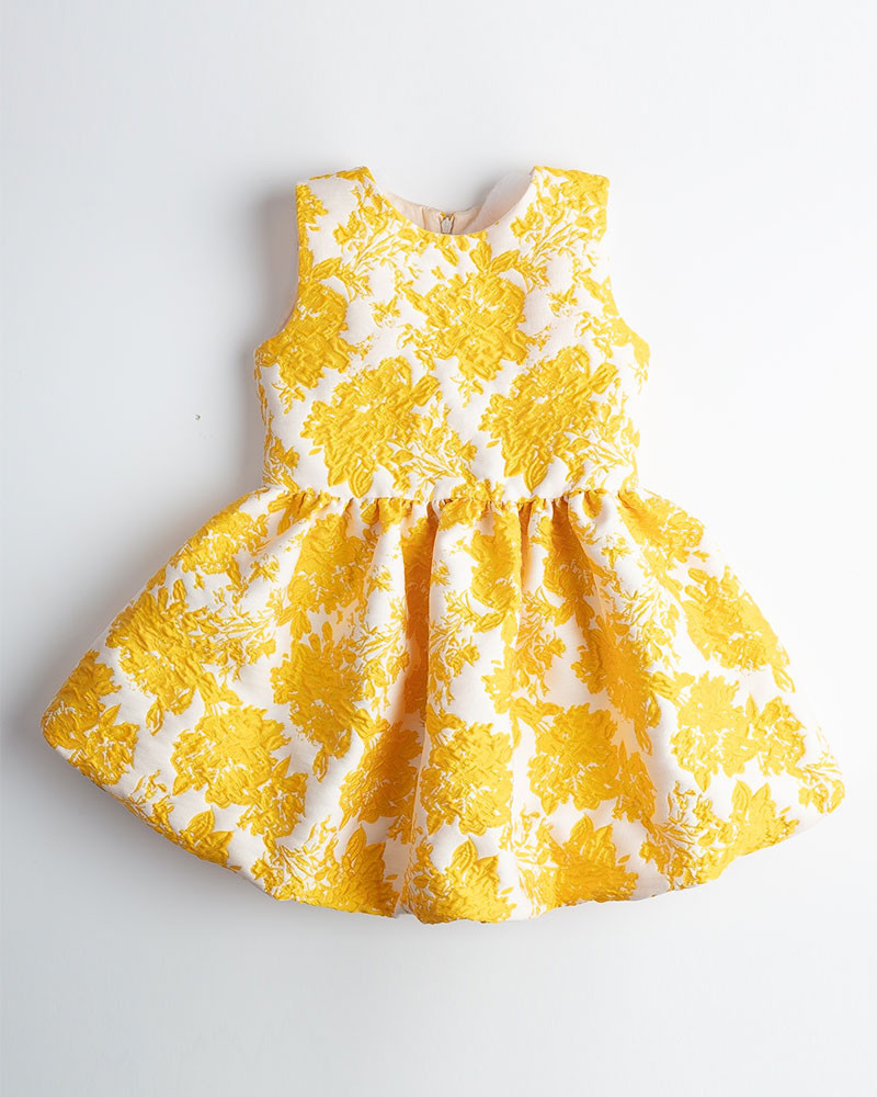 Vestido  - Jacquard Amarillo