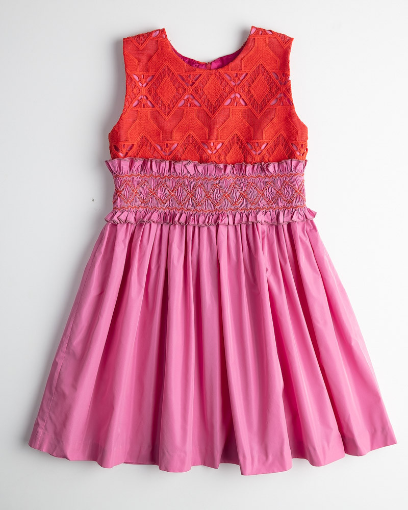 Vestido  - Guipure Rojo