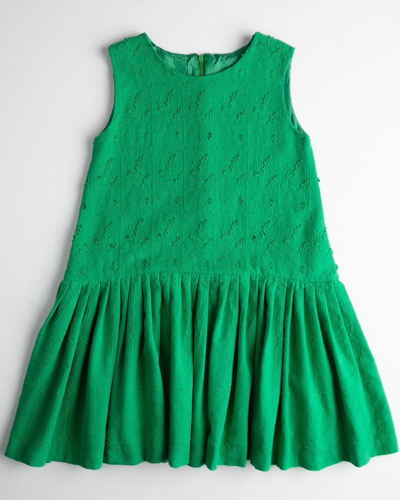 Vestido  - Guipure Verde Flor