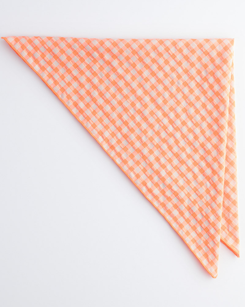Bandana  - Fluor Seersucker Vichy