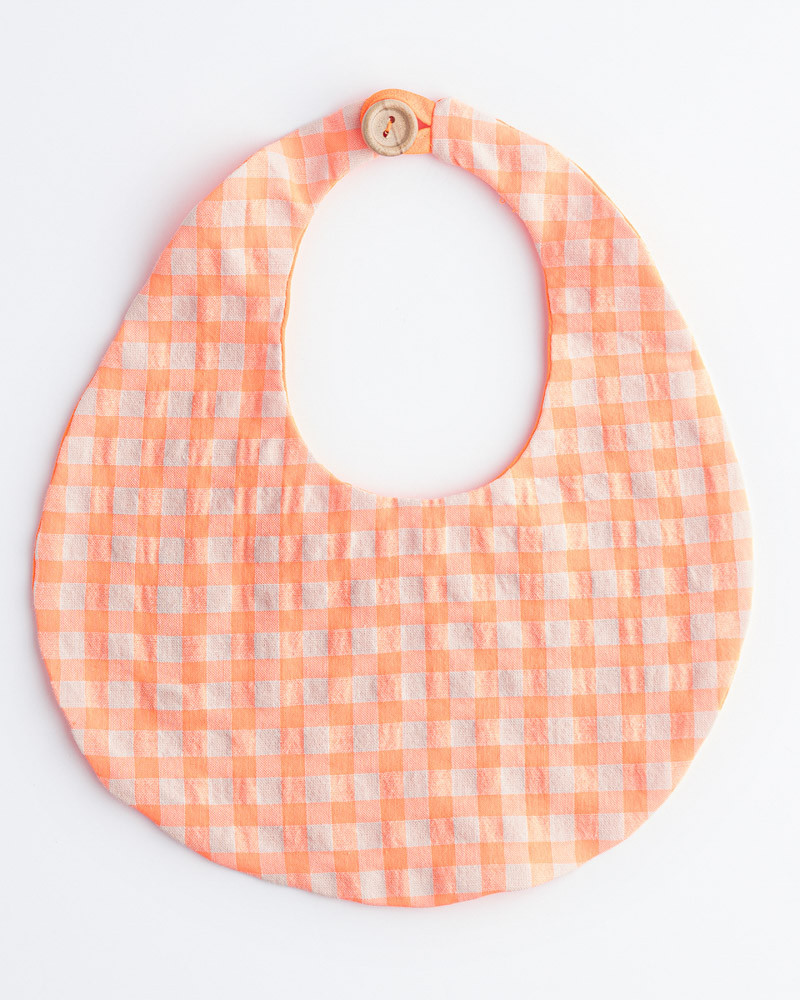 Babero  - Fluor Seersucker Vichy