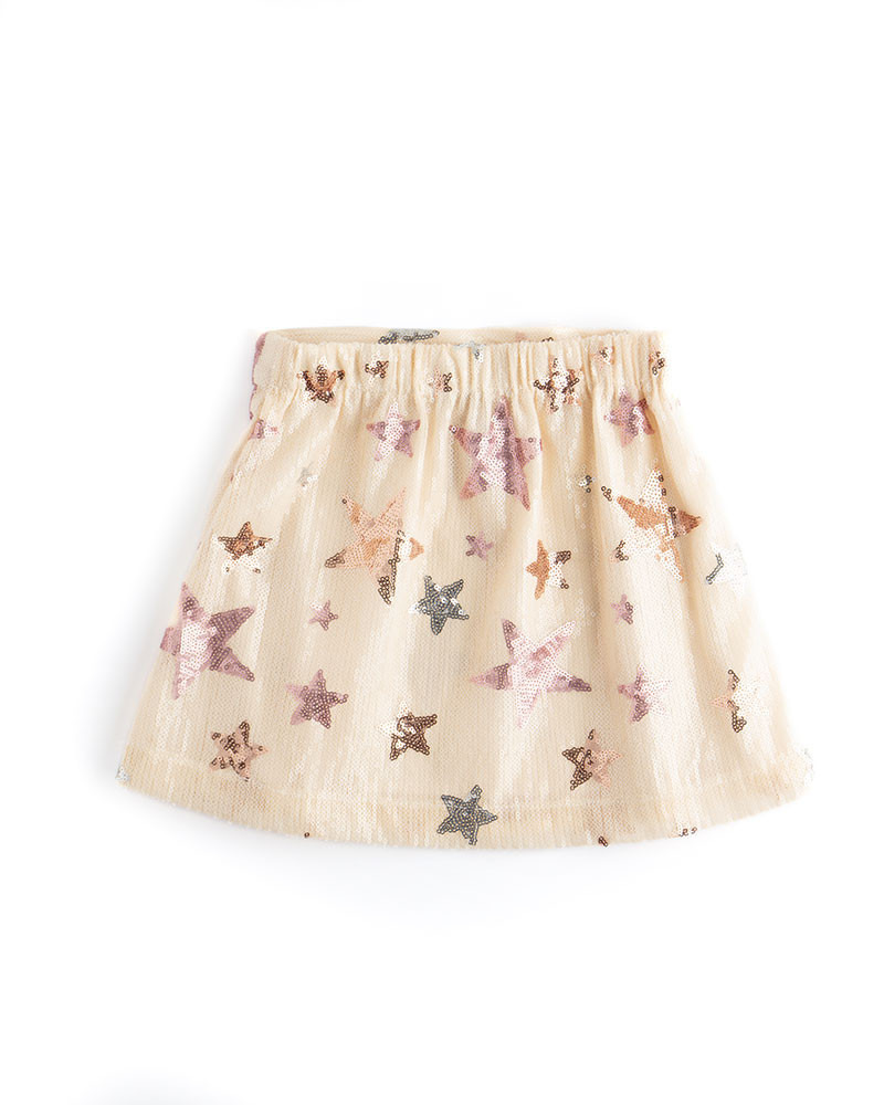 falda niña estrellas