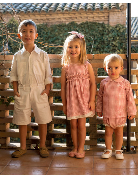 Camisa Mel - Vichy Rosa