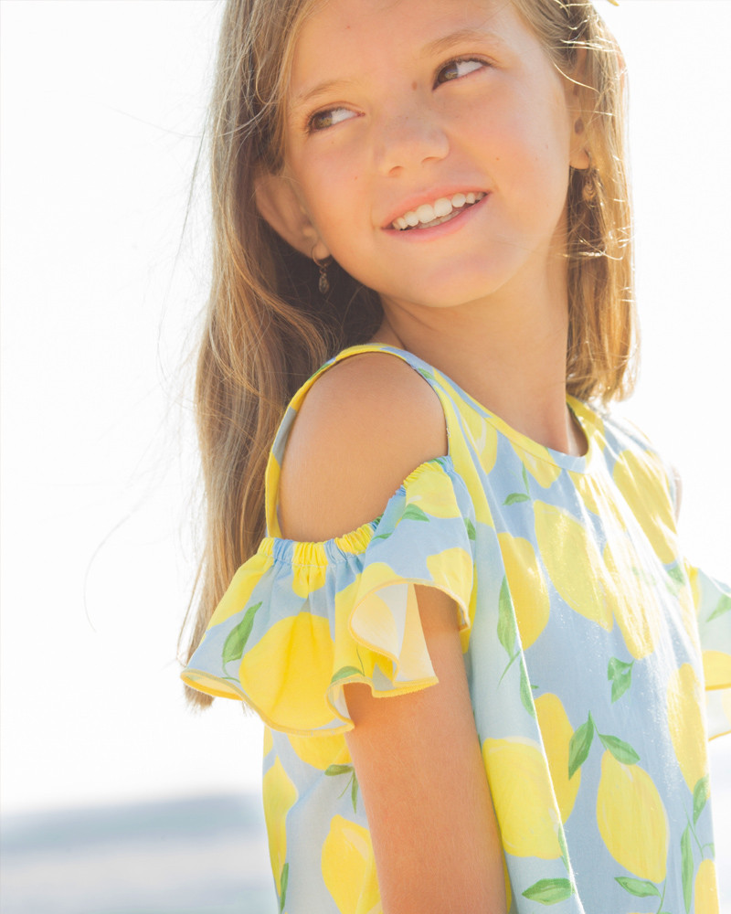 Vestido Siros - Limones Print