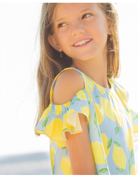 Vestido Siros - Limones Print