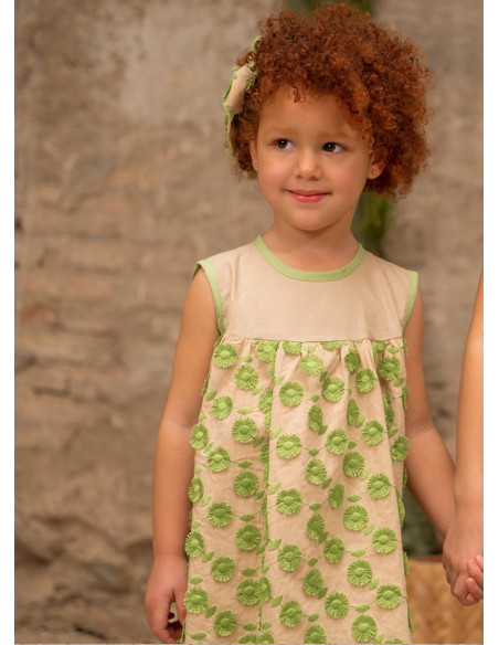 Vestidos bebé Niña Lis - Flores Bordados