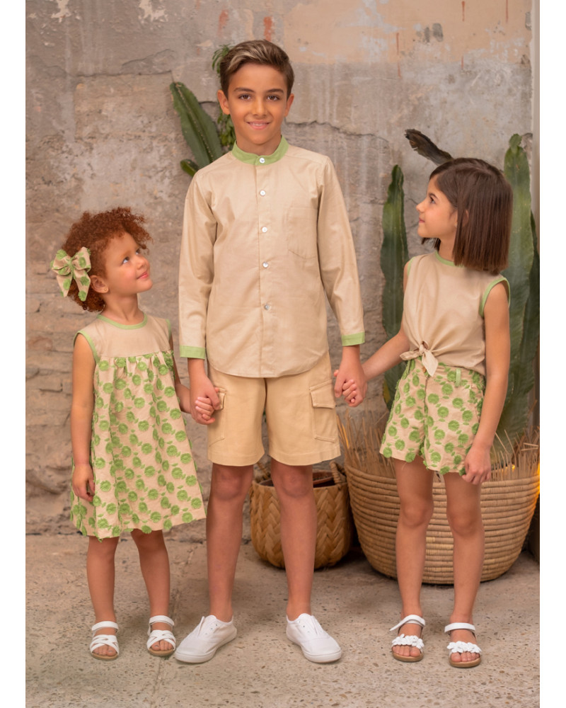 Vestidos bebé Niña Lis - Flores Bordados