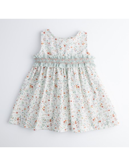 Vestido Smock Gael - Liberty Blanco