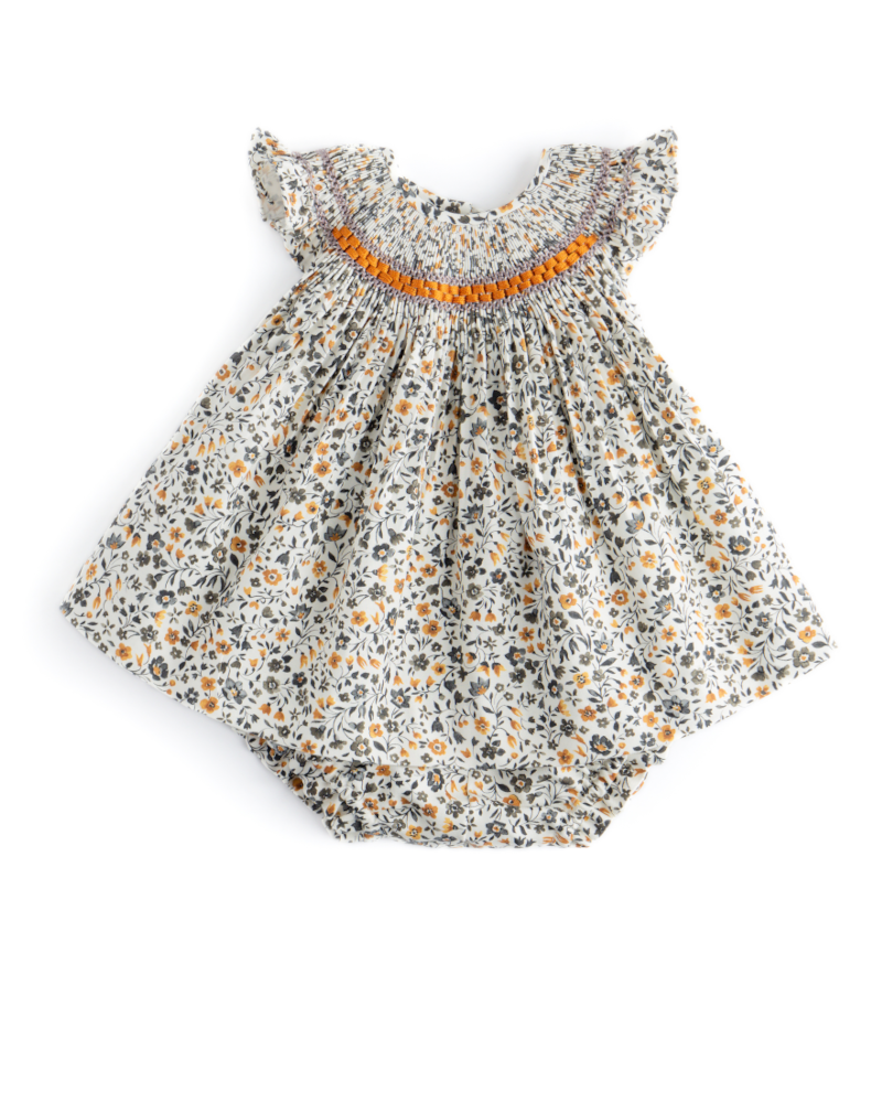 Jesusito blusa y braga naranja Liberty