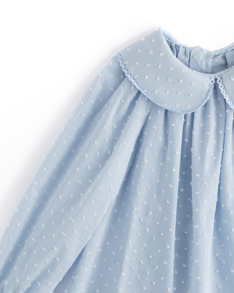 blusa azul plumetti niña 2