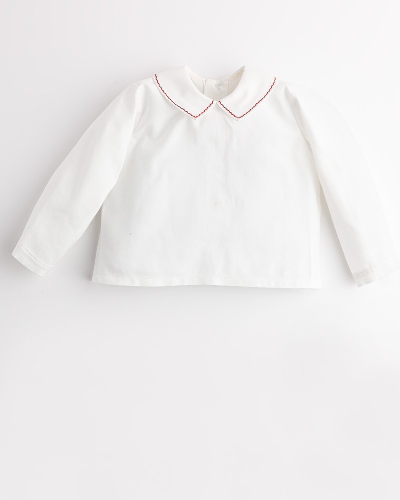 camisa blanca niño