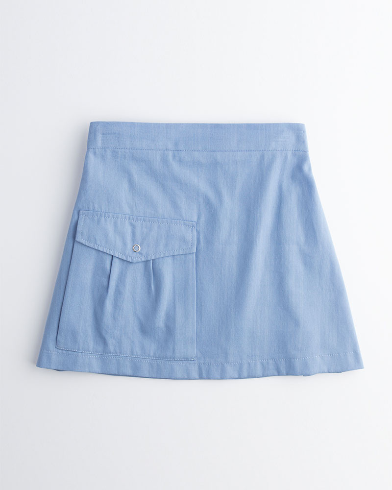 Falda Andy - Loneta Azul