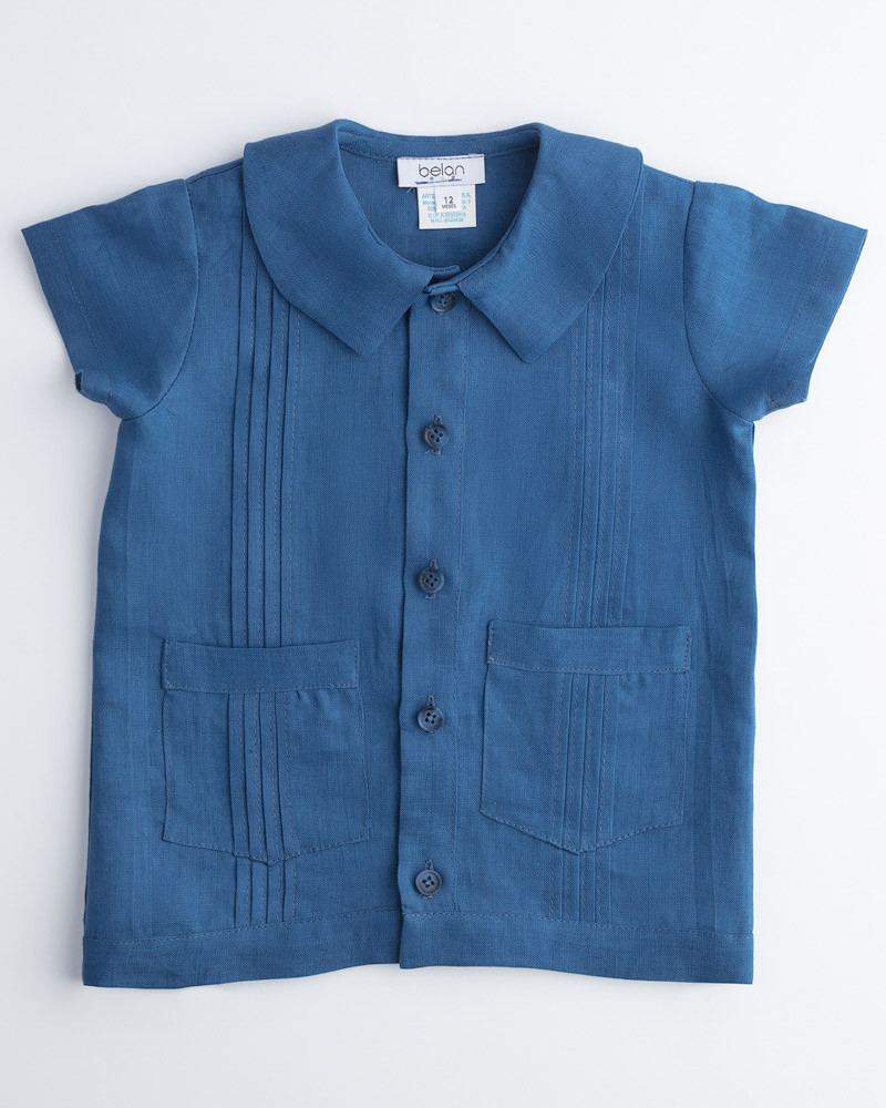 Camisa Milos - Azul Jean