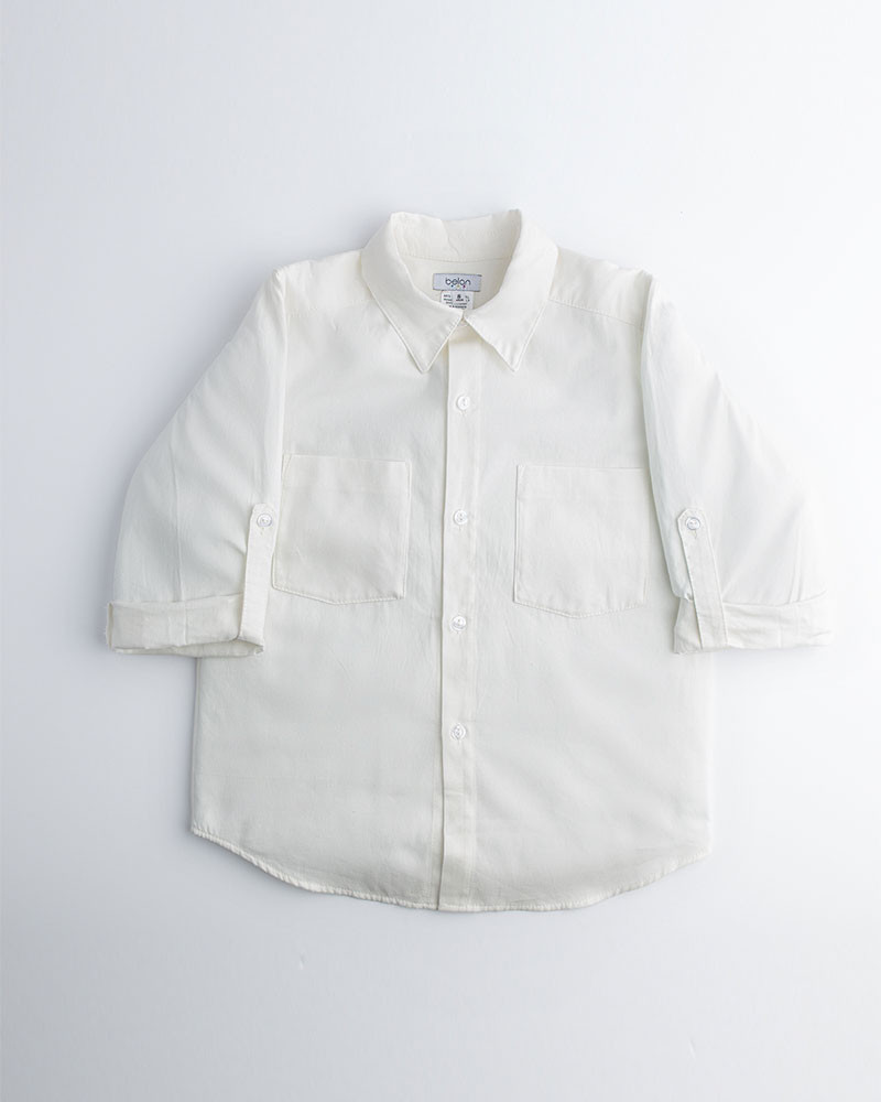 Camisa Wayne - Loneta Crema